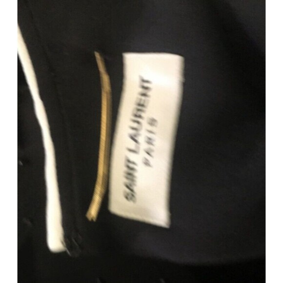 New Saint Laurent Burnout Star Embellished Dress F38 - Picture 9 of 9